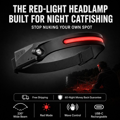 TerraBeam Red Light Headlamp