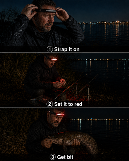 TerraBeam Red Light Headlamp